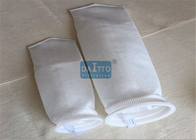 Eco Friendly Polypropylene Felt Filter Bags , Micron Filter Bags Huge Contact Area