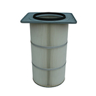 China Square End Cap Filter Cartridge , Polyester Filter Cartridge Closed Bottom factory
