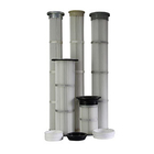 China Long Pleated Industrial Air Filter Qualified Filter Media For Cement Industry factory
