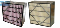 China Medium Box High Flow Panel Filter Polyurethane Sealing Aluminum Frame factory