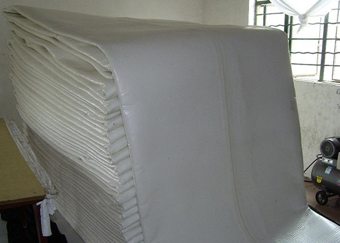 Needle Punched Polyester Filter Fabric , Industrial Filter Fabrics Good Air Permeability