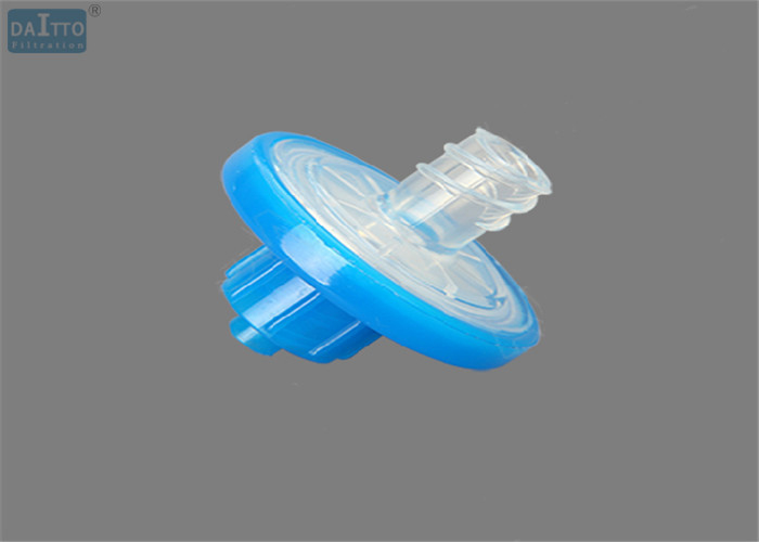 13mm 0.45um PES Syringe Filter , Micron Filter Syringe Low Hold Up Volume