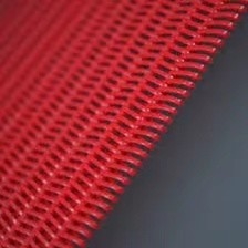 Red Endless Spiral Dryer Conveyor Belt Heat Setting 800gsm - 2000gsm