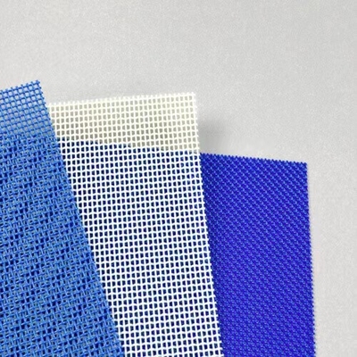 White Embossing Polyester Mesh Conveyor Belt Plain Weave Linear Screen Cloth