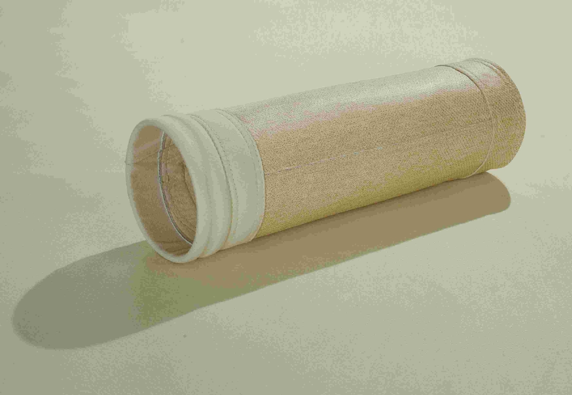 Flex Resistance 5 Micron Filter Bag Water Repellent , Nomex Dust Collector Bags