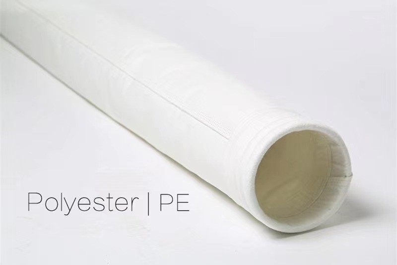 PTFE Cement Filter Bags 1.7mm Thick , 5 Micron Polyester Filter Bag