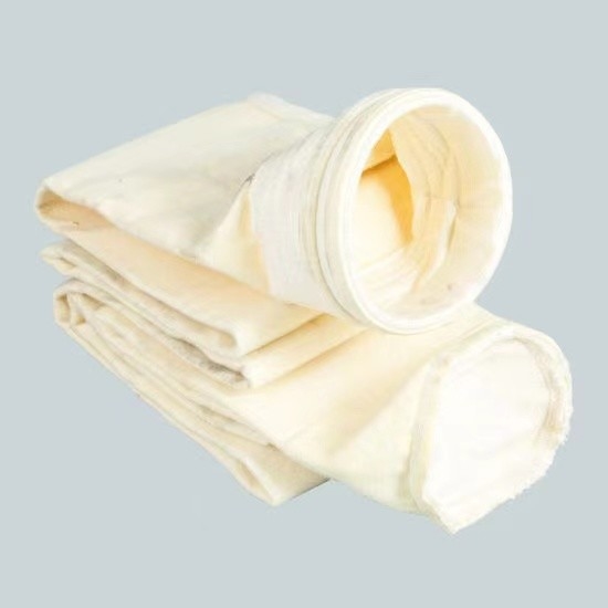 Calendering Dust Extraction Bags PPS Air Filter Bag With PTFE Membrane