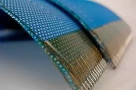 Press Vacuum Filter Belt Heat Setting Calendering For Sludge Dewatering