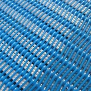 10m Width PPS Polyester Filter Fabric , Spiral Mesh Belt For Sewage Treatment