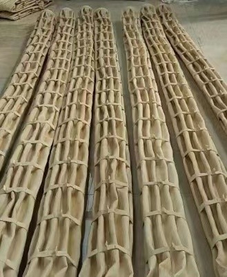 120mm Steel Plant Pleated Filter Bags , Aramid Nomex Dust Removal Bags