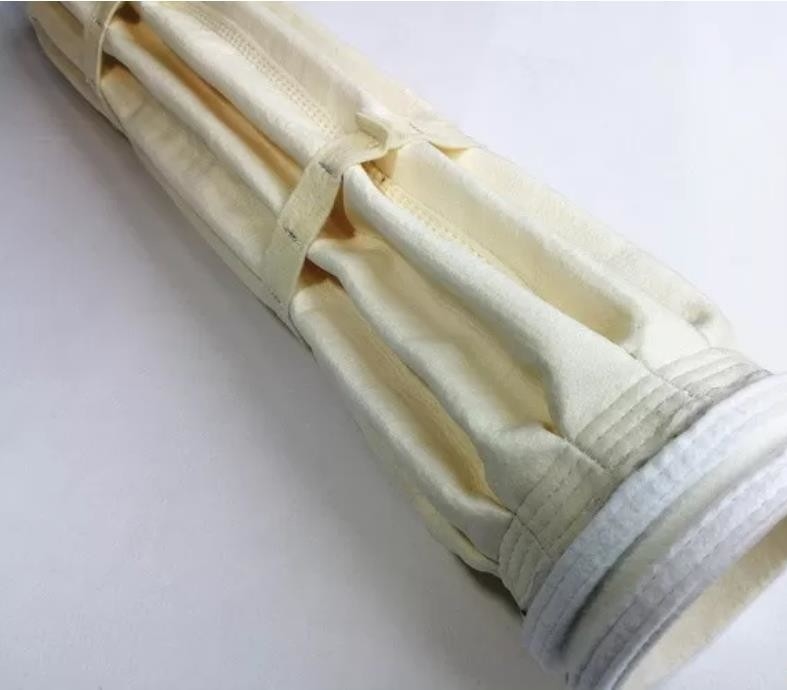 120mm Acrylic Pleated Filter Bag , Pulse Jet Filter Bags 12 Pleats