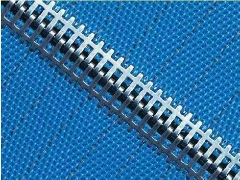 Heat Setting PVC Endless High Temperature Conveyor Belt Polyamide Venting For Fiber Board
