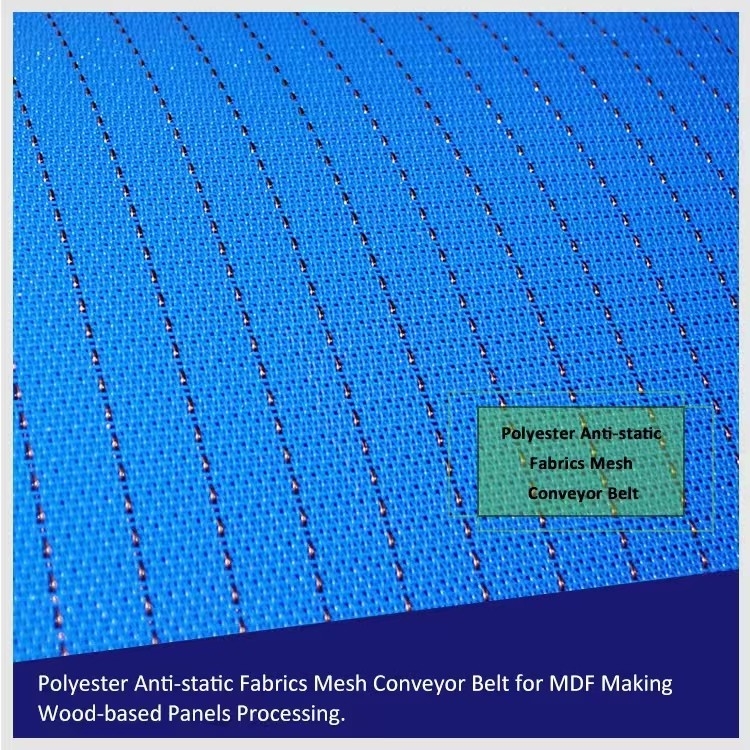 Polyamide PVC Polyester Conveyor Belt For Wooden Panels Fiber Board