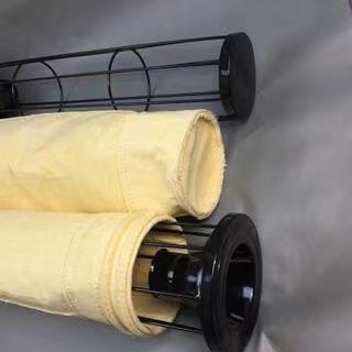 FMS Singeing High Temperature Fiberglass Filter Bag , Calendering Felt Air Filter Material
