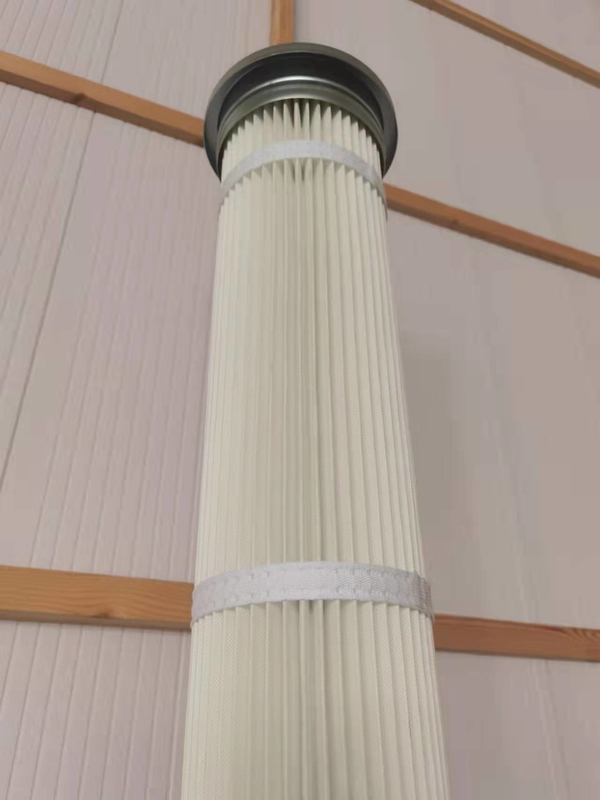 PPS Dust Collector Pleated Filter Cartridge MTR Top Loaded Anti-Static