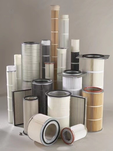 HTR Aramid High Temperature Filter Elements , Polyester Membrane Filter Cartridge