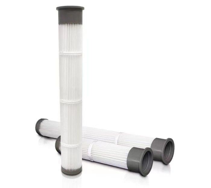 ETR PPS Gas Filter Cartridge , Aramid Dust Filter Cartridge