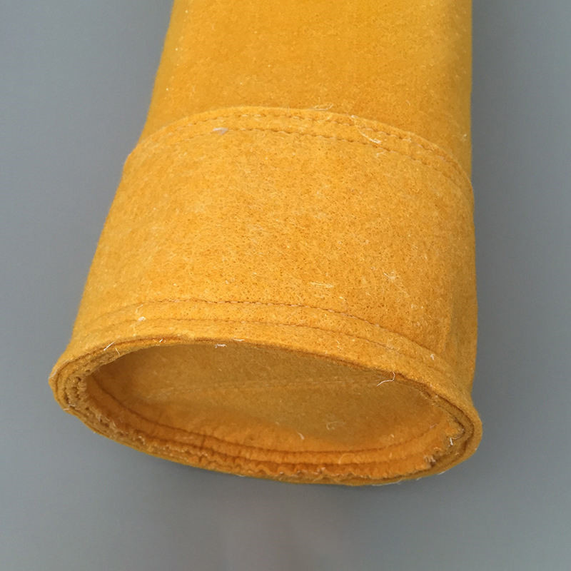 Polyamide P84 Industrial Dust Filter Bag Yellow Color
