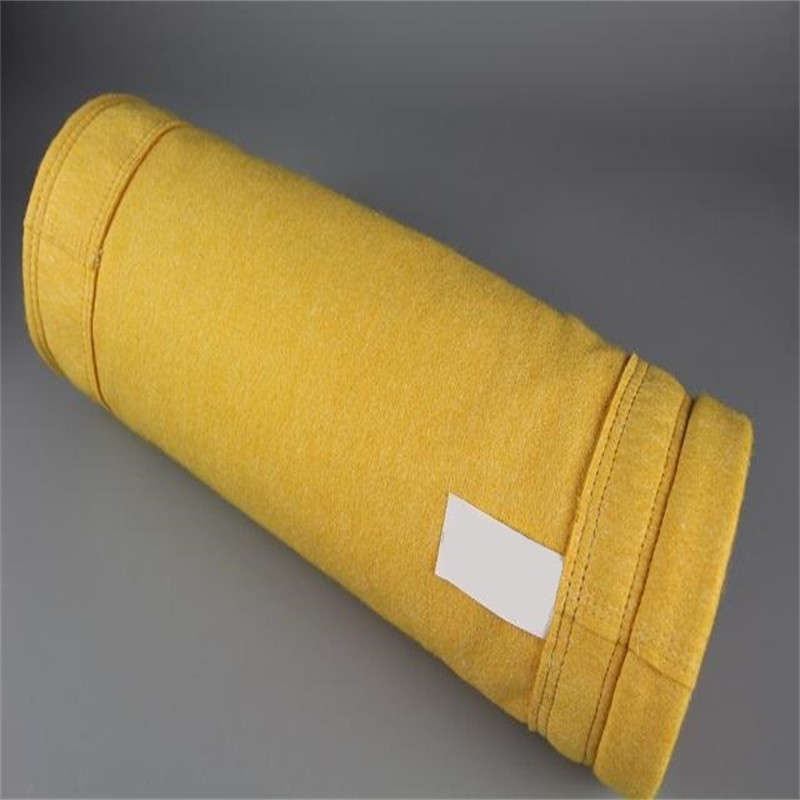 Polyamide P84 Industrial Dust Filter Bag Yellow Color