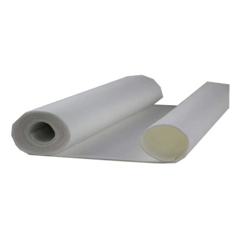 Non Flammable White Polyester Needle Felt PE Industrial Filter Cloth Surface Treatment