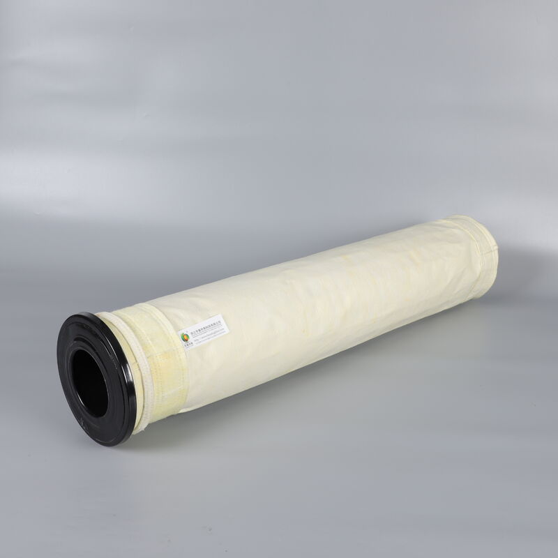 PTFE Coated AC500PTFE Filter Bag with 500 GSM Needle Felt for 260°C Continuous Temperature Industrial Applications