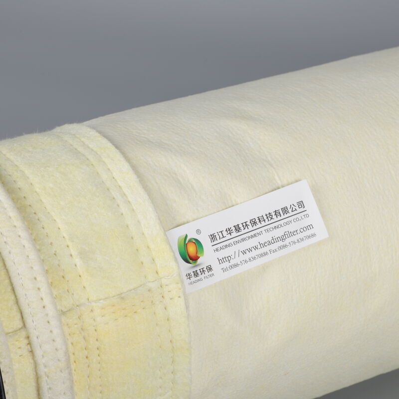 PTFE Coated AC500PTFE Filter Bag with 500 GSM Needle Felt for 260°C Continuous Temperature Industrial Applications