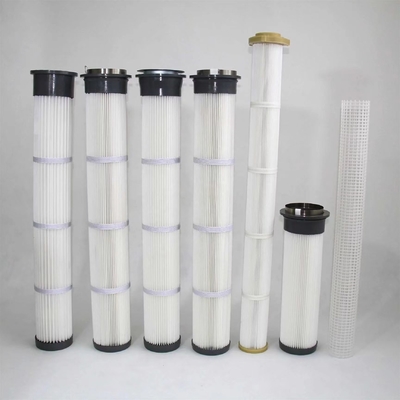 Pulse Spunbond Top Loaded Pleated Filter Cartridge Elements for Cement Plant