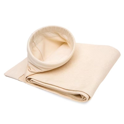 Aramid Nomex Industrial Filter Bags PTFE Dipping For Higher Temperature Dust Filtration