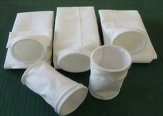 10 Micron PTFE Filter Bags Smooth Surface Temperature Resistant For Dust Collector System